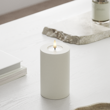 LED Blockljus Ø7.5 x 12.5 cm