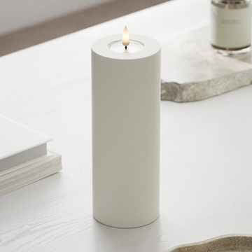 LED Blockljus Ø7.5 x 20 cm