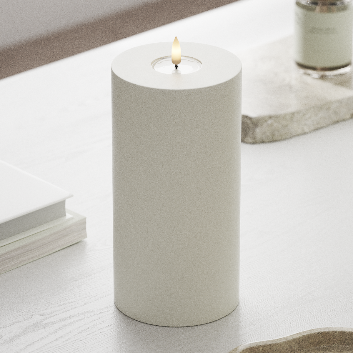 LED Blockljus Ø10 x 20 cm