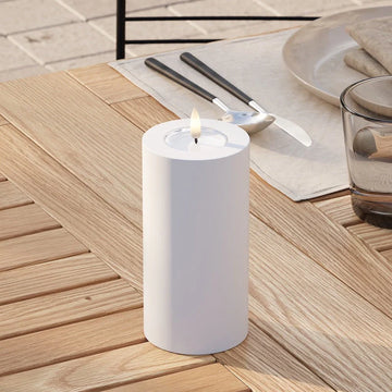 Utomhus LED Blockljus Ø7.5 x 15 cm
