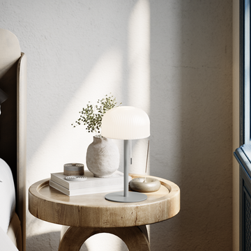 Deluxe Homeart LED-lampa – Ikon Copenhagen 27 cm – Grå