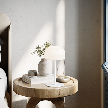 Deluxe Homeart LED-lampa – Ikon Copenhagen 27 cm – Vit