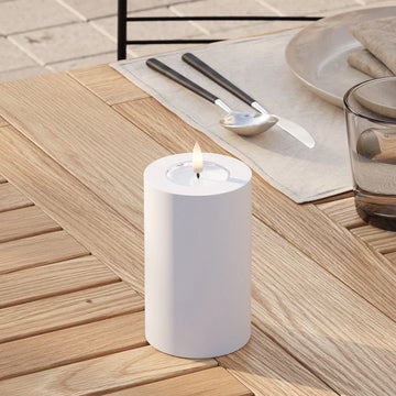 Utomhus LED blockljus Ø7.5 x 12.5 cm